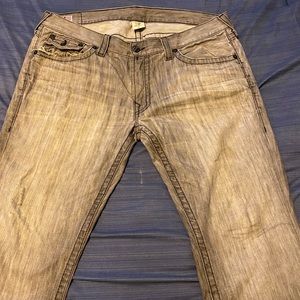 Men’s True Religion Light gray jeans Size 40